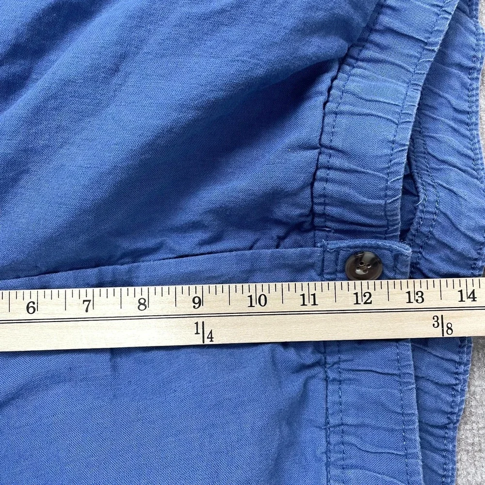 H&M Pants Mens 2XL Blue Cotton Regular Fit Straight Leg High Rise Flat Front
